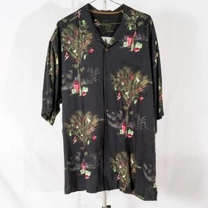 Tommy Bahama Mens Silk Christmas Island  Shirt